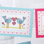 Love Bird Cards Cross Stitch PDF Pattern