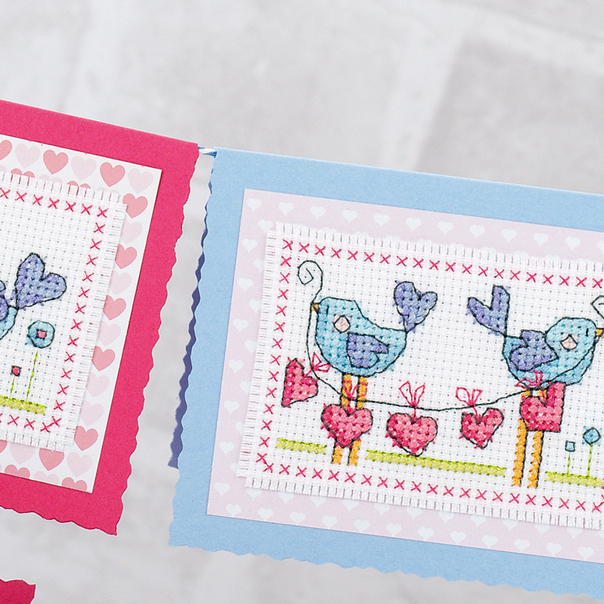 Love Bird Cards Cross Stitch PDF Pattern