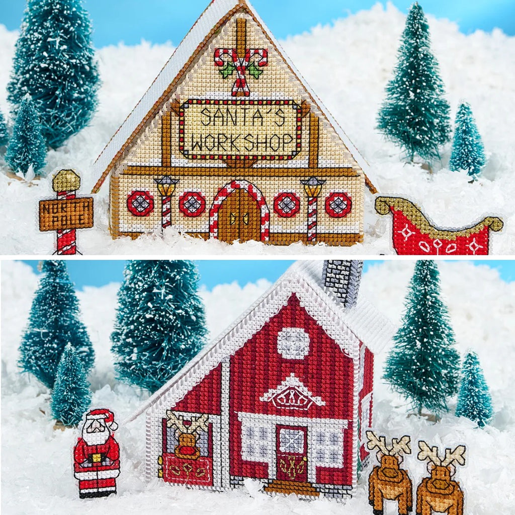 Complete North Pole Village Cross Stitch PDF Bundle