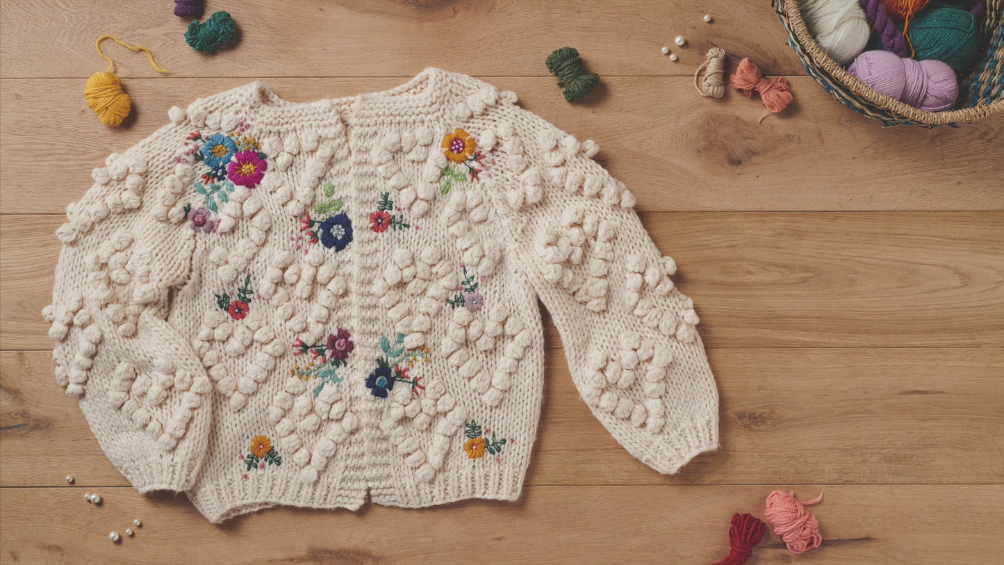 Floral Motifs (for Winter Knits) Embroidery Pattern PDF