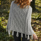 Weald Poncho Knitting Pattern PDF