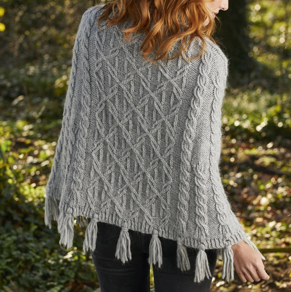 Weald Poncho Knitting Pattern PDF