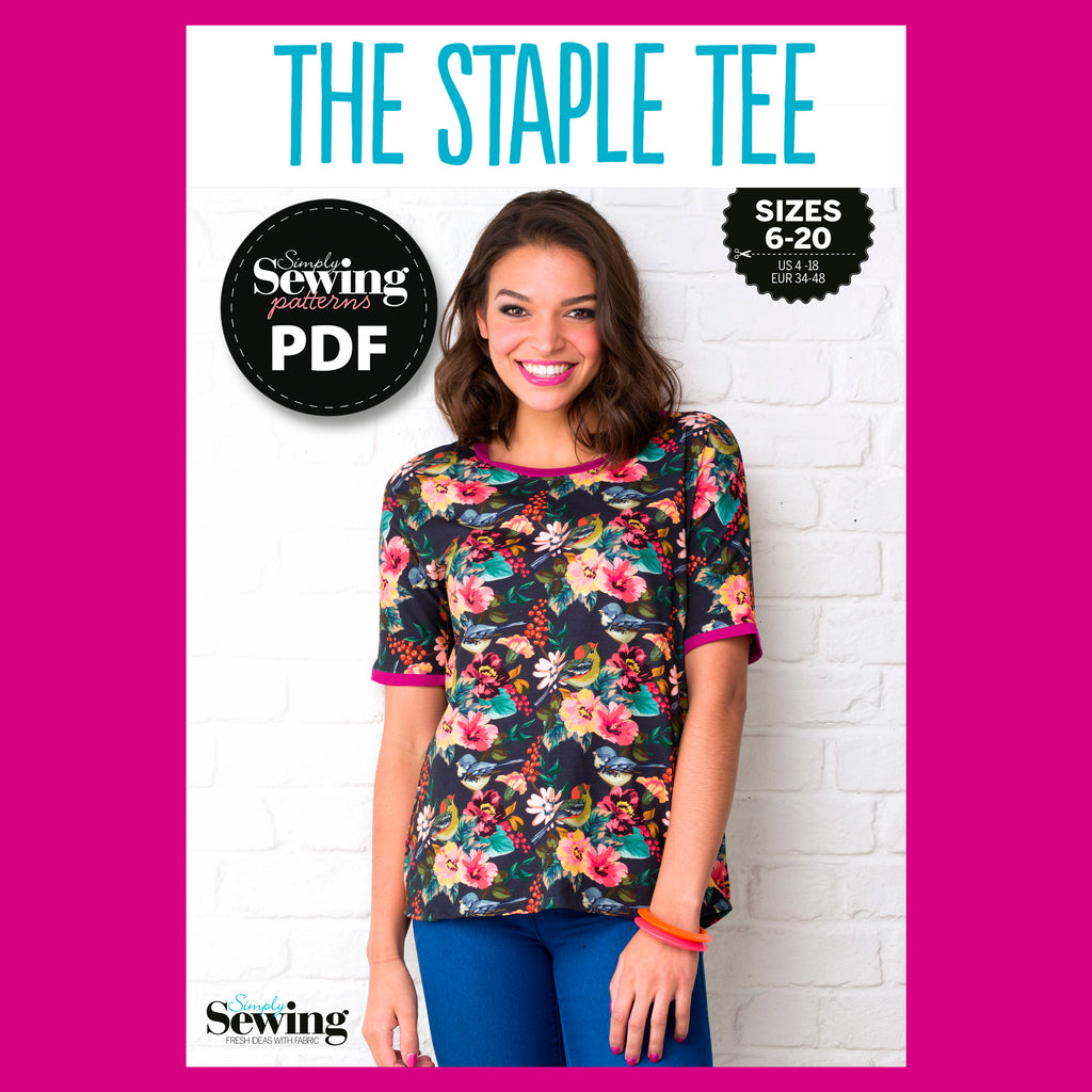 Staple Tee Sewing Pattern PDF