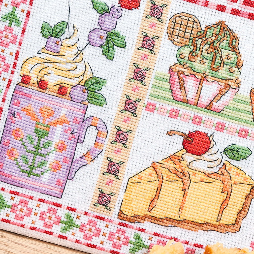 Life Is Sweet Sampler Cross Stitch PDF Pattern