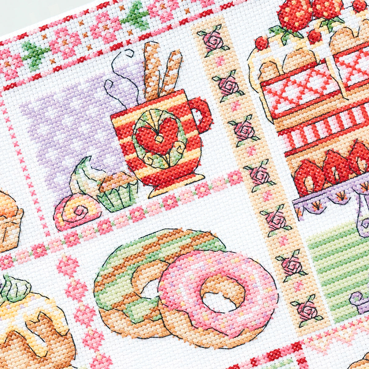 Life Is Sweet Sampler Cross Stitch PDF Pattern