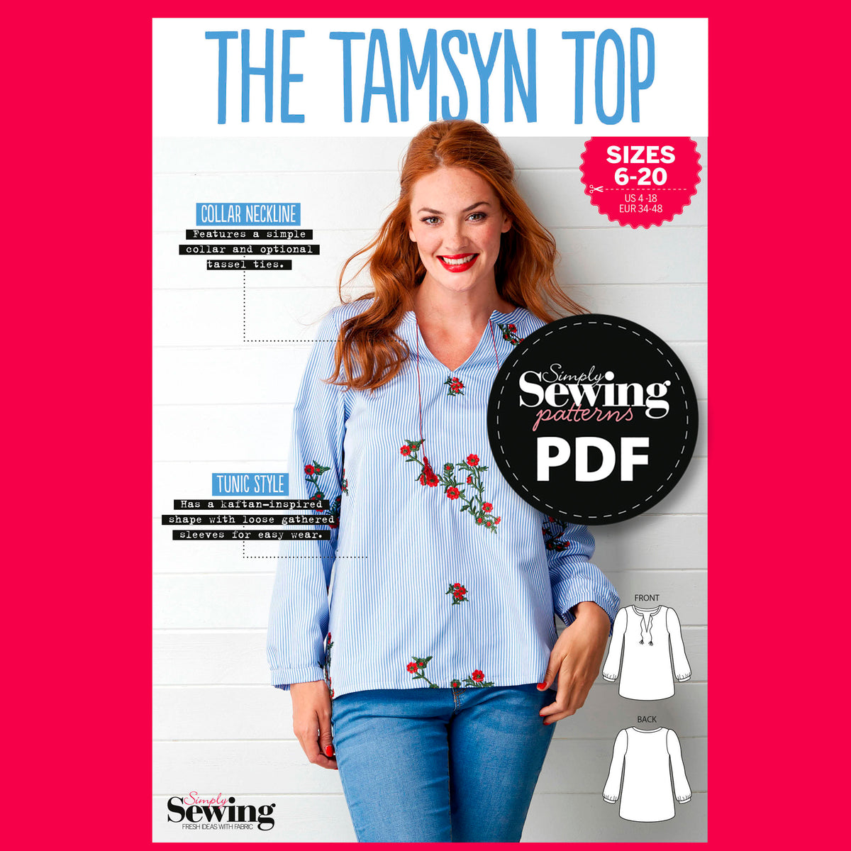 Tamsyn Top Sewing Pattern PDF