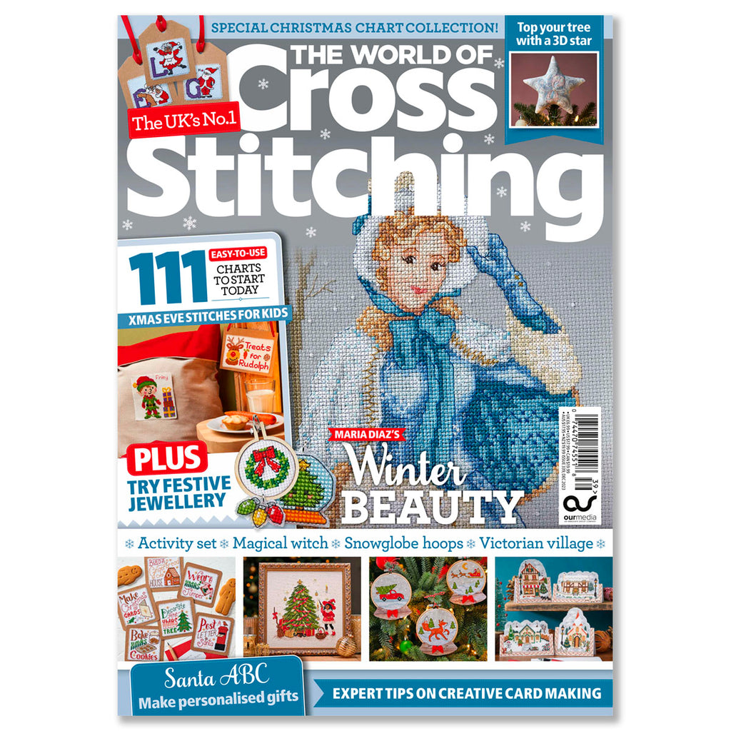 The World of Cross Stitching Magazine Issue 339 PDF + Wrendale calendar
