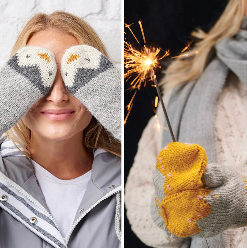 Winter Mittens Knitting Patterns PDF Bundle